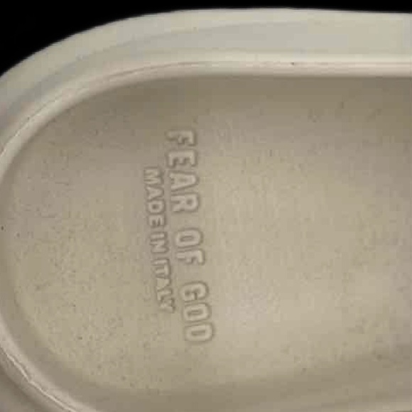 Fear Of God Mens Beige Flip Flop Size 44 / US Size 10.5 - Picture 7 of 9